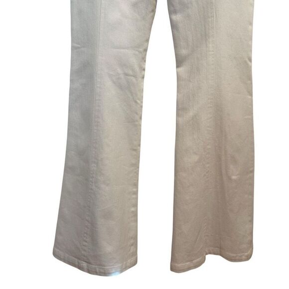 Cinq à Sept Ferna Braided High-Rise Stretch Flared Jeans Size L - Picture 9 of 12